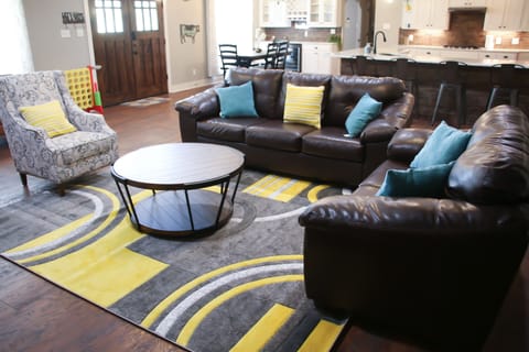 Living Room overlooking entrance