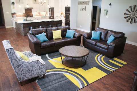 Living Room overlooking Kitchen