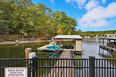 The Perfect DOCK Experience at this lakefront home, including an available boat slip!