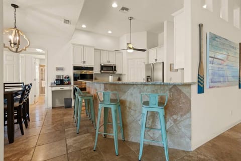 Indulge in a leisurely morning as you savor a delightful breakfast spread against the backdrop of our elegant countertops.