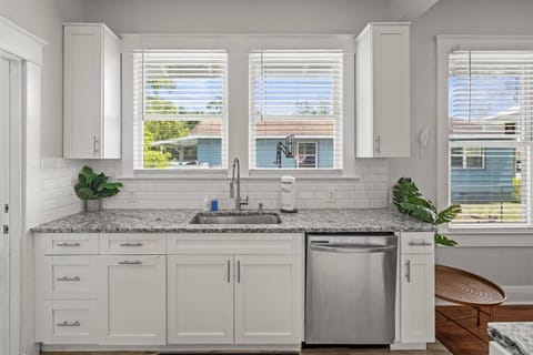 Who doesn't love a window over the kitchen sink?