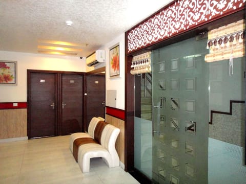 Interior entrance
