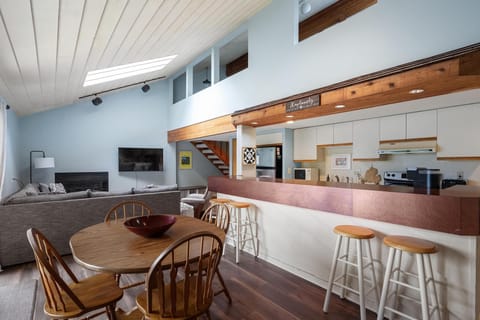 Living Room, Dining Space, & Kitchen