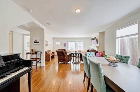 Open concept living area and formal dining room. 