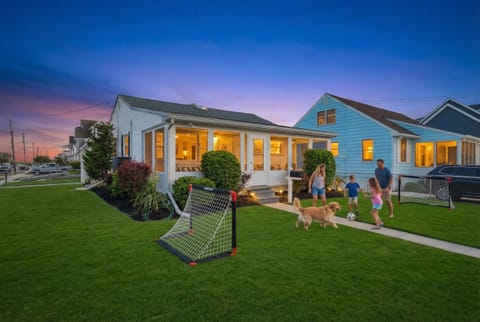 Our yard is fully fenced and large enough for your two and four-legged family!
