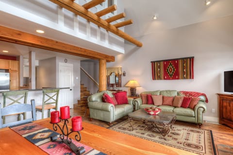 We love the exposed beams | Main Level