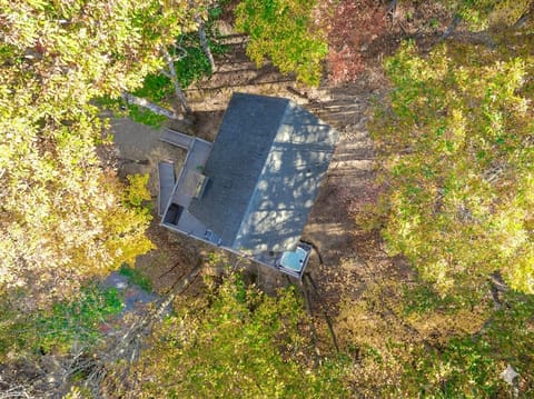 Enjoy our peaceful cabin in the trees, you might even see some deer roaming 