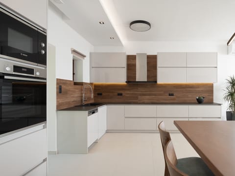 A fully equipped kitchen for culinary wonders.