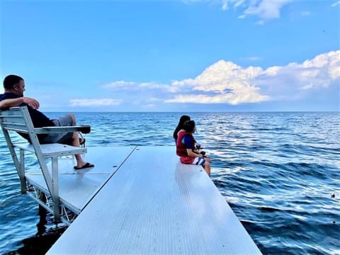 Prime fishing zone on the lake