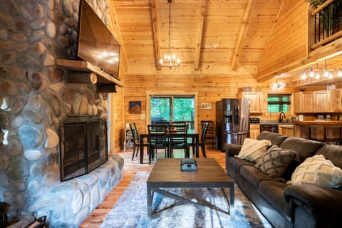 We provide WiFi, DirecTV cable, streaming (Netflix, Hulu, and Disney+), landline