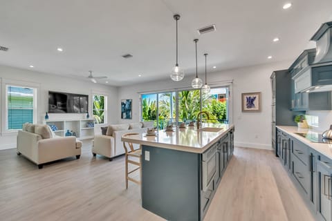 Kitchen and Living Room