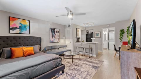 Sleeping and Living Area