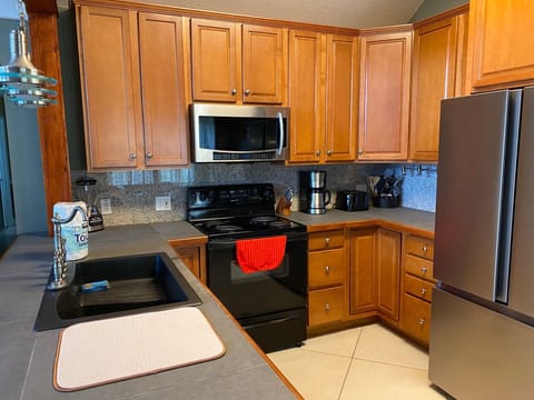 Well stocked kitchen