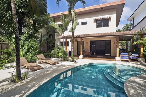 Pool and sun loungers