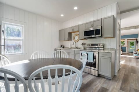 Fully Updated and stocked Kitchen with stainless steel appliances