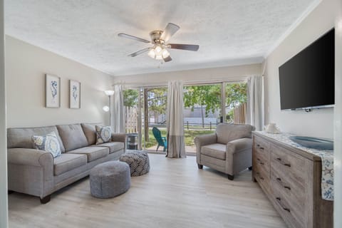 Living room with sleeper sofa- queen