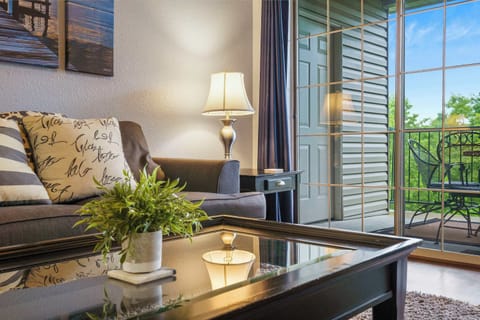 Condo, Multiple Beds, Balcony, Garden View (Holiday Ridge Retreat Duo) | Living area | 42-inch flat-screen TV with digital channels