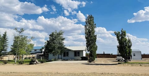 View from vacant lots across the street. Vacant lots are available for guest use
