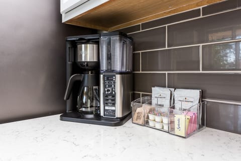 Coffee maker and coffee provided for your stay!