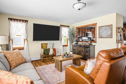 Cozy Family Room with TV