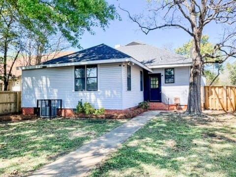 A fenced in backyard to enjoy with family