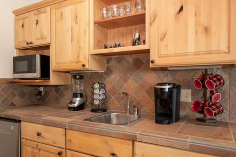 Wet bar in lower level family room