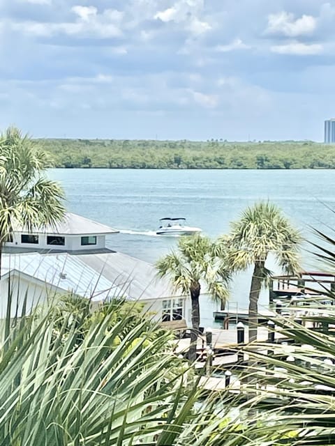 Enjoy morning coffee with this breathtaking view from kitchen table.