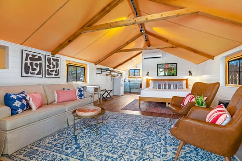 Tent interior