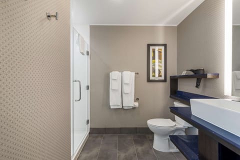 Free toiletries, hair dryer, towels, soap