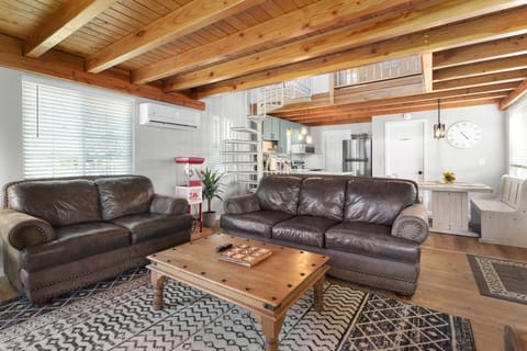 Living Room Seating + Popcorn Machine