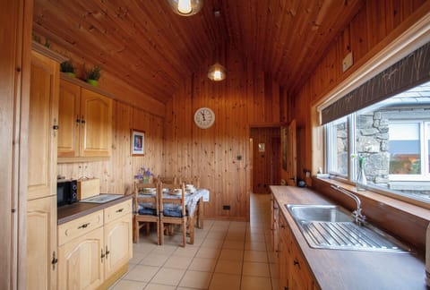 Fridge, dishwasher, cookware/dishes/utensils