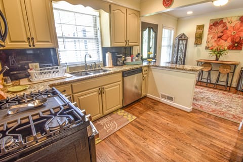 Fully-equipped kitchen with high-end appliances