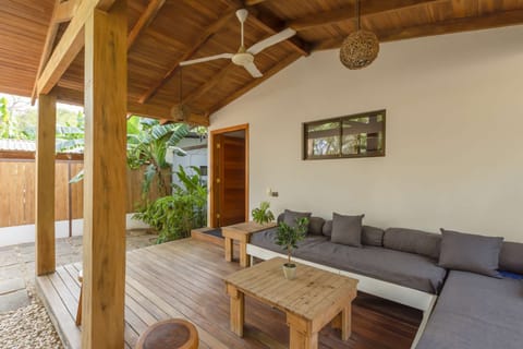 The large sectional guarantees relaxation for everyone on the outdoor patio