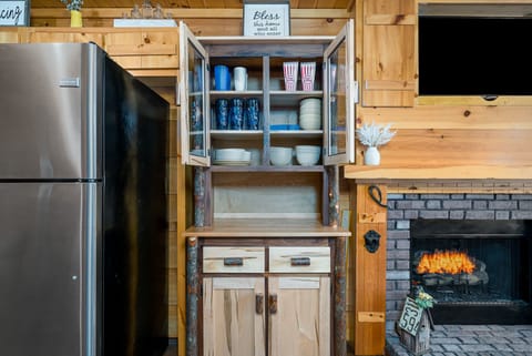 We have glass plates and plastic safe for kids!