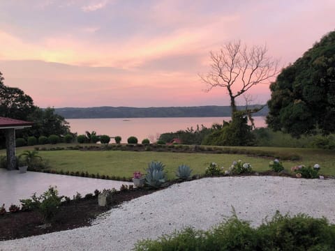Sunsets pink sky from the front porch.Every day, there are many reasons to put down my coffee cup to grab my phone.  Pinch me!