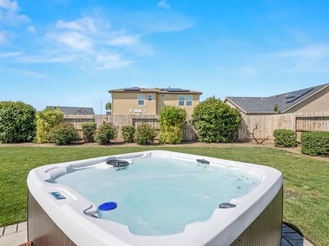 Newly installed hot tub!