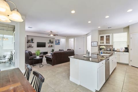 Open space - Living room, kitchen, and dining area