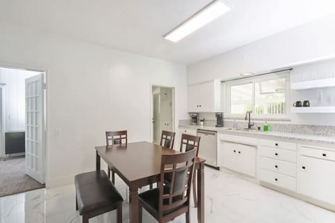 Fully equipped kitchen and Dining area.