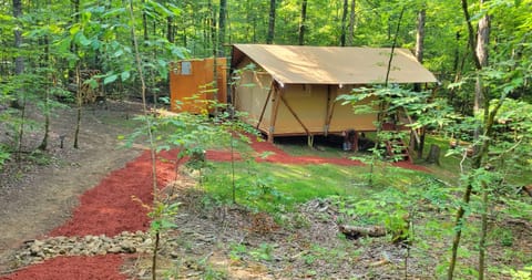 Tent and Shower/Bath House