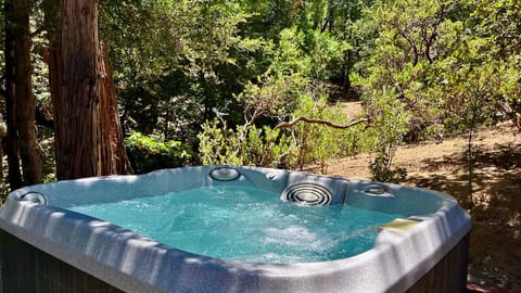 Now with a hot tub just around the back of the home! Scenery and a hot soak, the only thing you'll need!