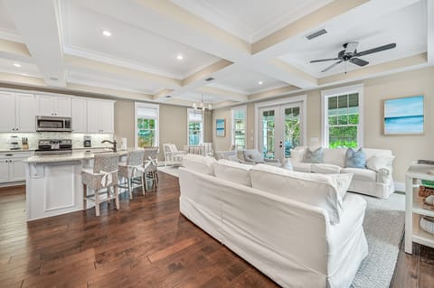 Sea-Rest - Seacrest - First Floor - Open Concept Living, Dining and Kitchen Area