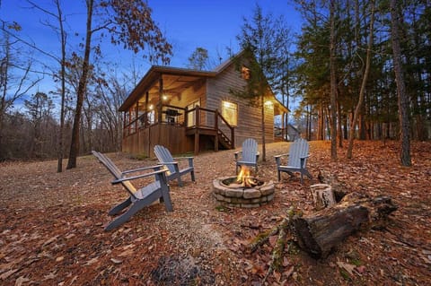 Tucked in the Woods, Lit by Firelight — Welcome to Your Broken Bow Escape