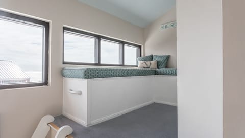 Curl up with a good book in this adorable reading nook