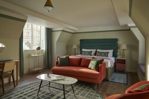 Suite, 1 King Bed, Corner (Super King) | Hypo-allergenic bedding, in-room safe, individually decorated