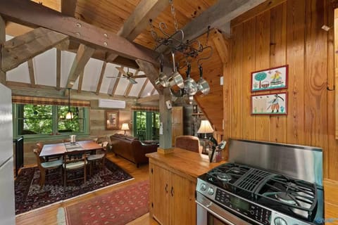 From kitchen looking out to main living area