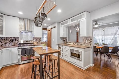 Our well-appointed kitchen provides lots of space, modern updates, and all the essentials you need for an enjoyable stay.