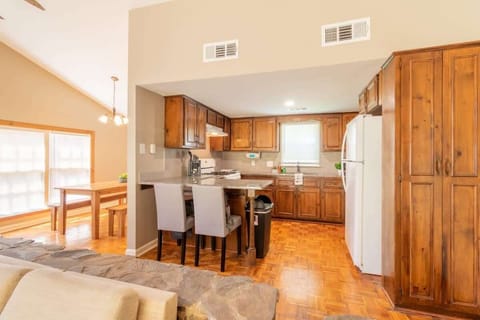 Kitchenette with nice chairs