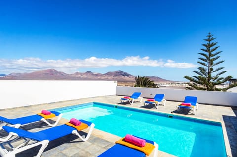 Pool and sun loungers