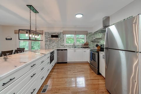 Kitchen with Stainless Steel appliances