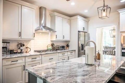 Plenty of counter space for cooking, meals or a place to hang out. 